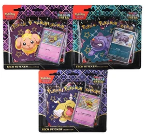 Pokemon Scarlet & Violet Paldean Fates Tech Sticker Collection Box - Picture 1 of 4