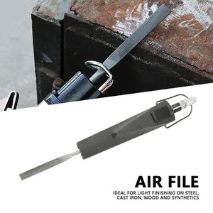 Pneumatic Air Powered File Includes 1 Flat Cut 1 Half Round 1 Round &ˇ - Picture 1 of 12