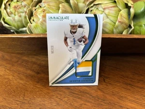 2024 Panini Immaculate Quentin Johnston FOTL Patch Emerald /26 - Picture 1 of 2