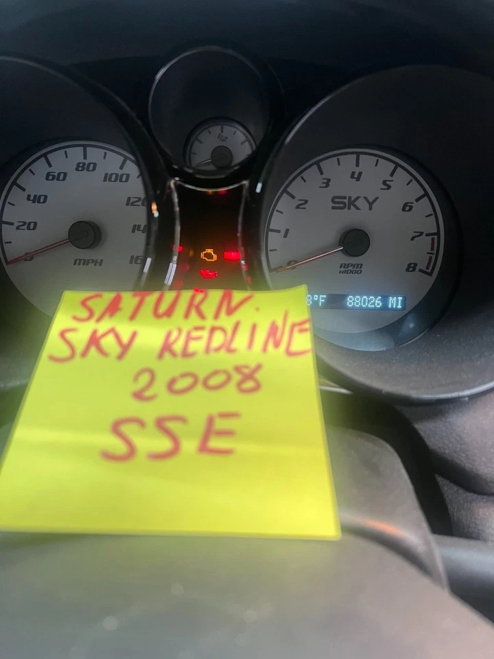 08-10 SATURN SKY REDLINE 2.0L CUADRO DE INSTRUMENTOS MEDIDOR VELOCÍMETRO 15918804 OEM Foto 1 de 4