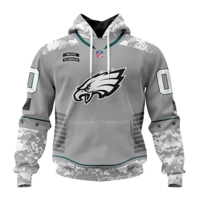 Sudadera con Capucha Philadelphia Football Team Eagless, Unisex Adultos S-5XL  Foto 1 de 3