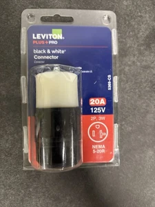 LEVITON 5369-CS 5-20R PLUS+ PRO 20A 125V STRAIGHT BLADE CONNECTOR - Picture 1 of 3