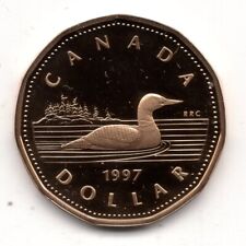 1997  Canada Proof Loon Dollar Coin From Proof Set