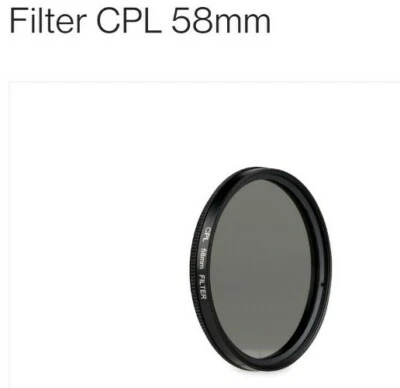 58mm Polarization CPL Filter For Canon Nikon - Image 1 of 2