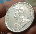 British India King George V UNC silver  rupee very rare date 1920 