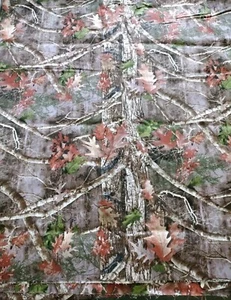 Camouflage Fabric 5 1/2 Yards True Timber Outdoors Cotton Camo Wood Setting New - Picture 1 of 5