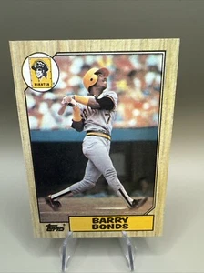 Barry Bonds novato Pittsburgh Pirates 1987 Topps #320 - Imagen 1 de 2