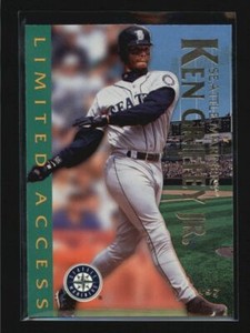 KEN GRIFFEY JR. 1997 FLEER CIRCA LIMITED ACCESS STATCRUNCHER AF5810
