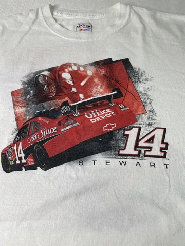 Tony Stewart Chase Authentics T Shirt Size XL Front & Back Print *READ* Cover