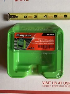 Snap-on Cell Phone Holder. Magnetic Base. Green In Color - Picture 1 of 5