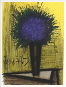 Bernard Buffet "Purple Bouquet" original lithograph - Picture 1 of 1