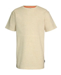 Univibe Vaughn Nep Jersey Crew T-Shirt Big Boys S Khaki Short Sleeve Pullover - Picture 1 of 15