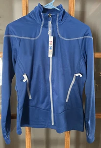 NWT North End Sport Athletic Jacket Women's Small Blue Inner & Zip Pockets - Picture 1 of 6