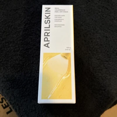 APRILSKIN Calendula Flower-Infused Facial Peel Off Mask 3.52 fl. oz PHA BHA 4/26 - Image 1 of 4