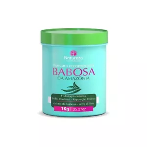 Aloe Vera Amazonia Babosa Reconstruction Hair Mask 1kg - Cosméticos Natureza- - Picture 1 of 1