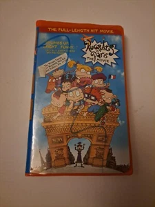 "Rugrats in Paris" Movie VHS Chucky Angelica Tommy Cartoon Movie 90's Nostalgia  - Picture 1 of 2