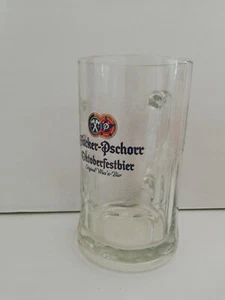 BOCCALE BIRRA HACKER-PSCHORR OKTOBERFESTBIER BEER BIER PORCELLANA VINTAGE - Foto 1 di 3