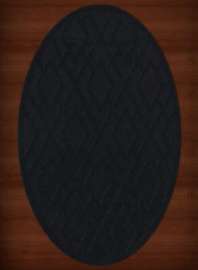 Black Diamond Lines Criss-Cross Bordered Transitional Area Rug Geometric DV1 - Picture 1 of 12