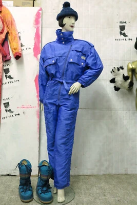 Skianzug Winter Overall Skifahren Snowboard 90er True VINTAGE 90s ski suit lilac - Bild 1 von 4