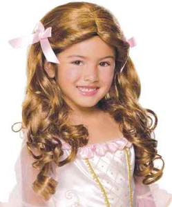 Gracious Princess Wig Renaissance Maiden Halloween Costume Accessory 3 COLORS - Picture 1 of 4