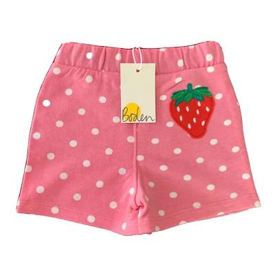 Mini Boden Suave-Lindo "SRAWBERRY SHORTS" 3-6 Meses, 68 cm.  ¡Gran idea de regalo! Foto 1 de 4