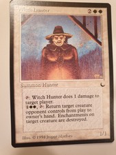 Witch Hunter NM [The Dark] Mtg Magic