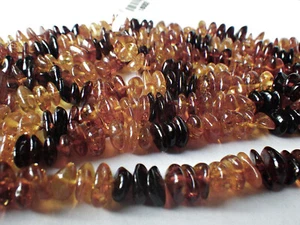 SCHMUCK-STCK BERNSTEIN KETTE 150 cm und 70 cm NEU Endloskette ohne Metall - Picture 1 of 4