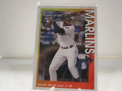 2023 Topps Archives Snapshots Bryan De La Cruz RC #48 - Image 1 of 2