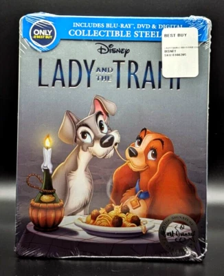 Lady and the Tramp Blu-ray STEELBOOK Signature Collection [BRAND NEW & SEALED] - Image 1 of 2
