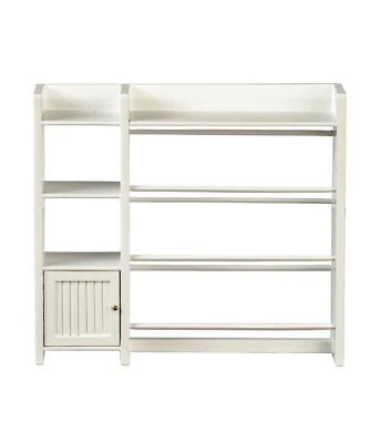 Bambole Casa Bianco Contenitore Mobiletto JBM Vivaio Negozio Studio Mobili 1:12 - Immagine 1 di 4