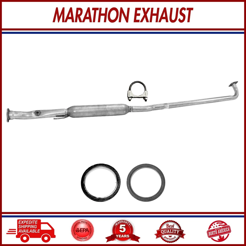 Exhaust Pipe Fits : 1997-2001 Toyota Camry Sedan | 1999-2003 Solara 2.2L & 2.4L - Imagem 1 de 4