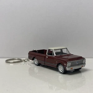 RARO LLAVERO MARRÓN CHEVY C10 PERSONALIZADO EDICIÓN LIMITADA 1971 1972 - Imagen 1 de 2