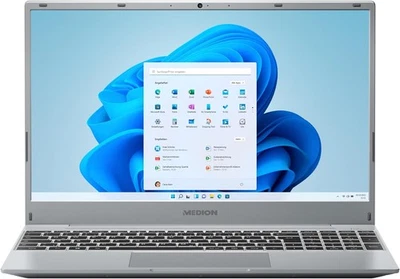 MEDION AKOYA E15303 MD62113 Notebook 15,6" AMD Ryzen 3 4300U 8GB RAM 256GB SSD - Bild 1 von 4