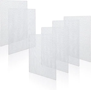 20 Sheets Plastic Canvas, 7CT Clear Plastic Mesh Canvas Sheets for Embroidery... - Picture 1 of 12