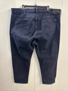 Polo Ralph Lauren Jeans Mens 46x32 Prospect Straight Dark Blue Stretch Denim A23 - Picture 1 of 11