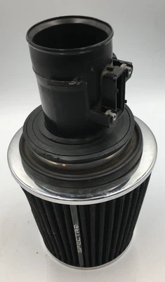 Spectre Universal Clamp-On Air Filter: High Performance, Washable : Round, Black - Image 1 of 4