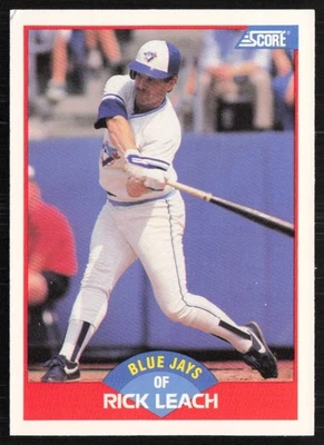 1989 Score Rick Leach Toronto Blue Jays #540 - Image 1 of 2