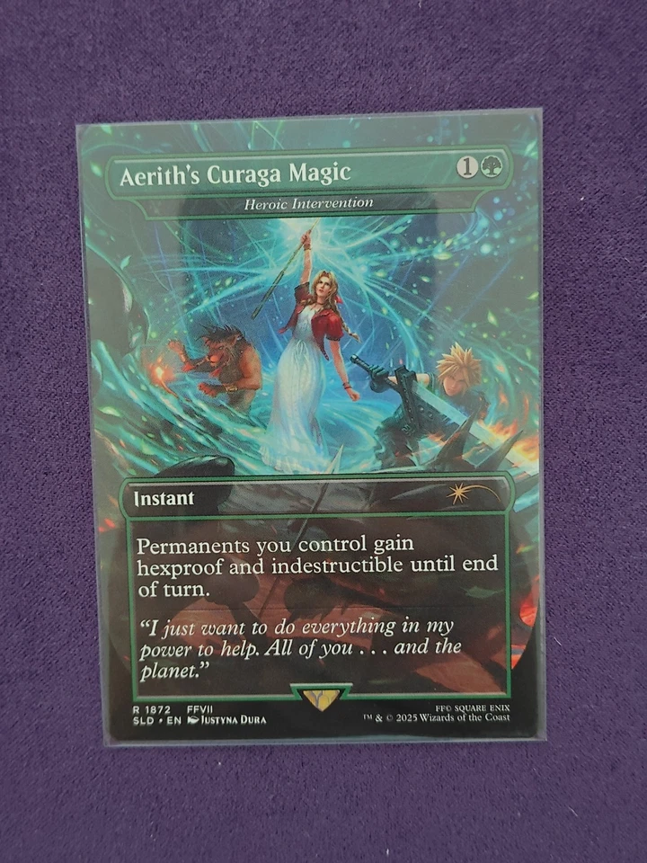 MTG Aerith's Curaga Magic - Heroic Intervention - (SLD 1872) - Image 1 of 1