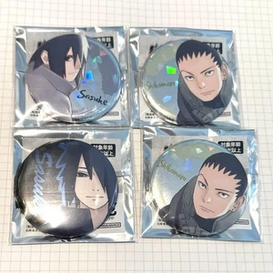 Conjunto de Insignia Colección Lata Ciudad Naruto Nanja B Sasuke y Shikamaru con Ba Original - Imagen 1 de 1