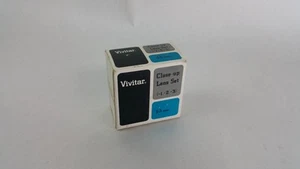 New Vivitar 55mm +1, +2, +3 Close-up Camera Lens Set with Case - Picture 1 of 4