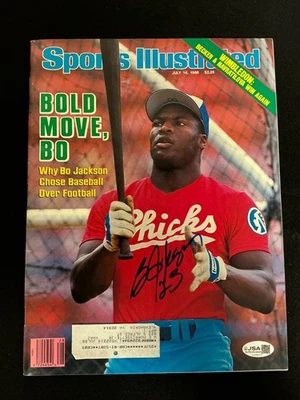 Bo Jackson Signed Auto 1986 Sports Illustrated Magazine JSA COA 577 - Image 1 of 4