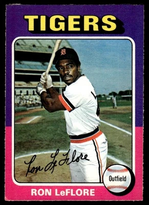 1975 O-Pee-Chee Vintage OPC Rookie Ron LeFlore Rookie Detroit Tigers #628 - Image 1 of 2