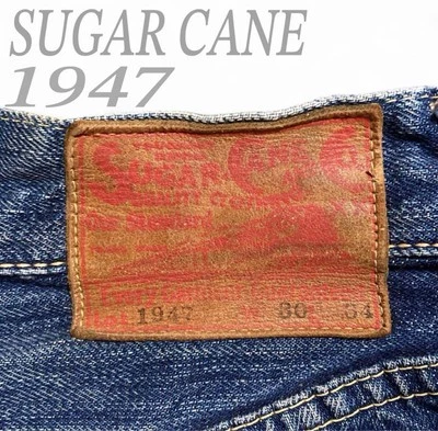Jeans Sugar Cane Denim 1947 W30 rojo orillo índigo Foto 1 de 4