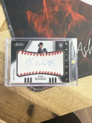 Ryan Weathers 2021 Absolute Auto Autograph #117 4/99 - Image 1 of 2