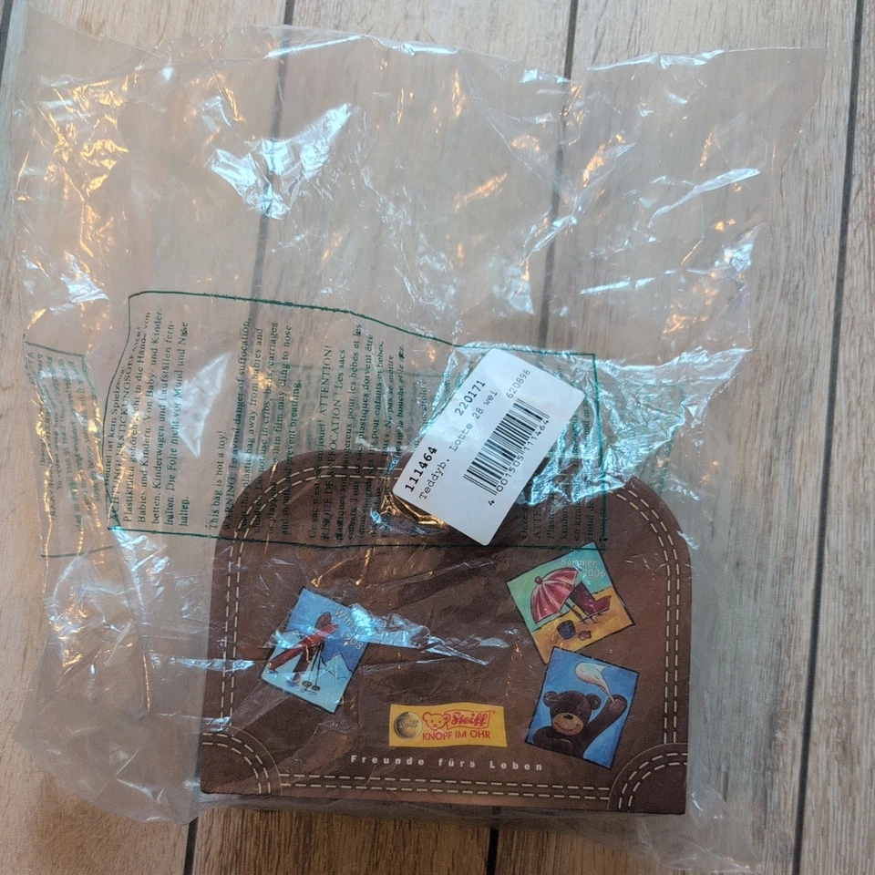 STEIFF®  111464 Lotte Teddybär im Koffer 28cm NEU unbespielt RARITÄT - Bild 1 von 1