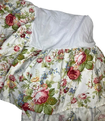 Chaps Ralph Lauren Constance Jardín Floral Cama King Falda Polvo Volantes Casa de Campo Foto 1 de 4