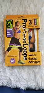 GoFit Pro Power Loops| 3 RESISTENZE LEGGERE, MEDIE, PESANTI con Manuale di allenamento - Foto 1 di 9