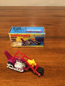 Matchbox Superfast 49 Lesney * Vintage * Chop Suey Chopper w/ Box Motorcycle - Picture 1 of 3