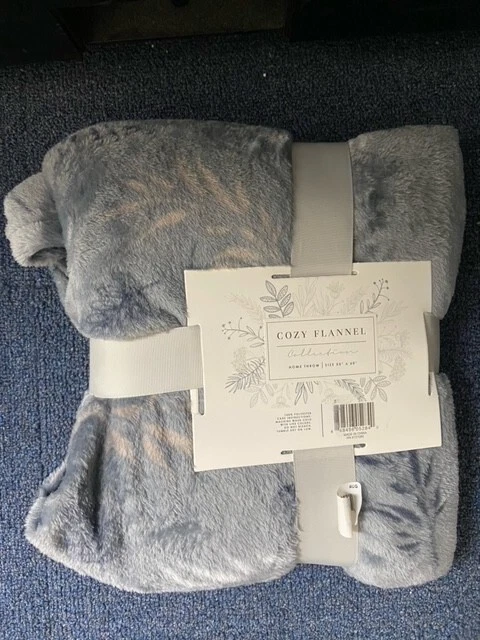 Cozy Flannel Collection Home Throw - 50" x 60" - Image 1 of 1