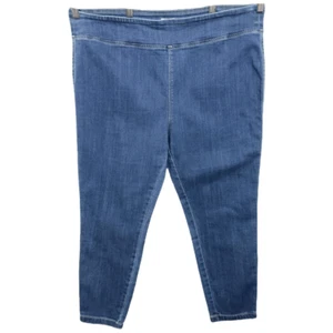 LOGO Lori Goldstein Übergröße 20WP Jeans blau Skinny Petite Denim Stretch 1688 - Bild 1 von 8